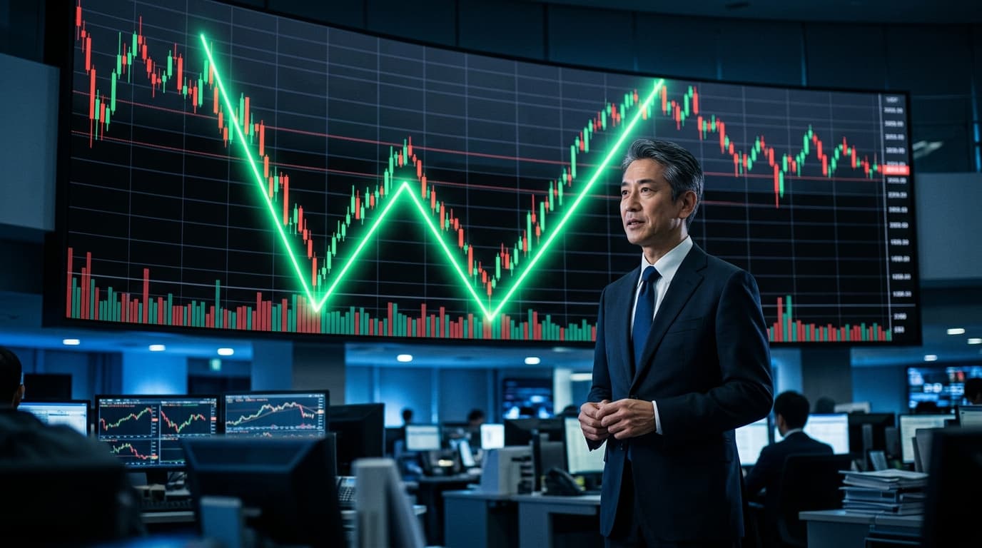 【2026년 4월 6일】닛케이225 차트 분석｜이중 바닥 형성 중, 넥라인 53,750엔 돌파 여부 주목